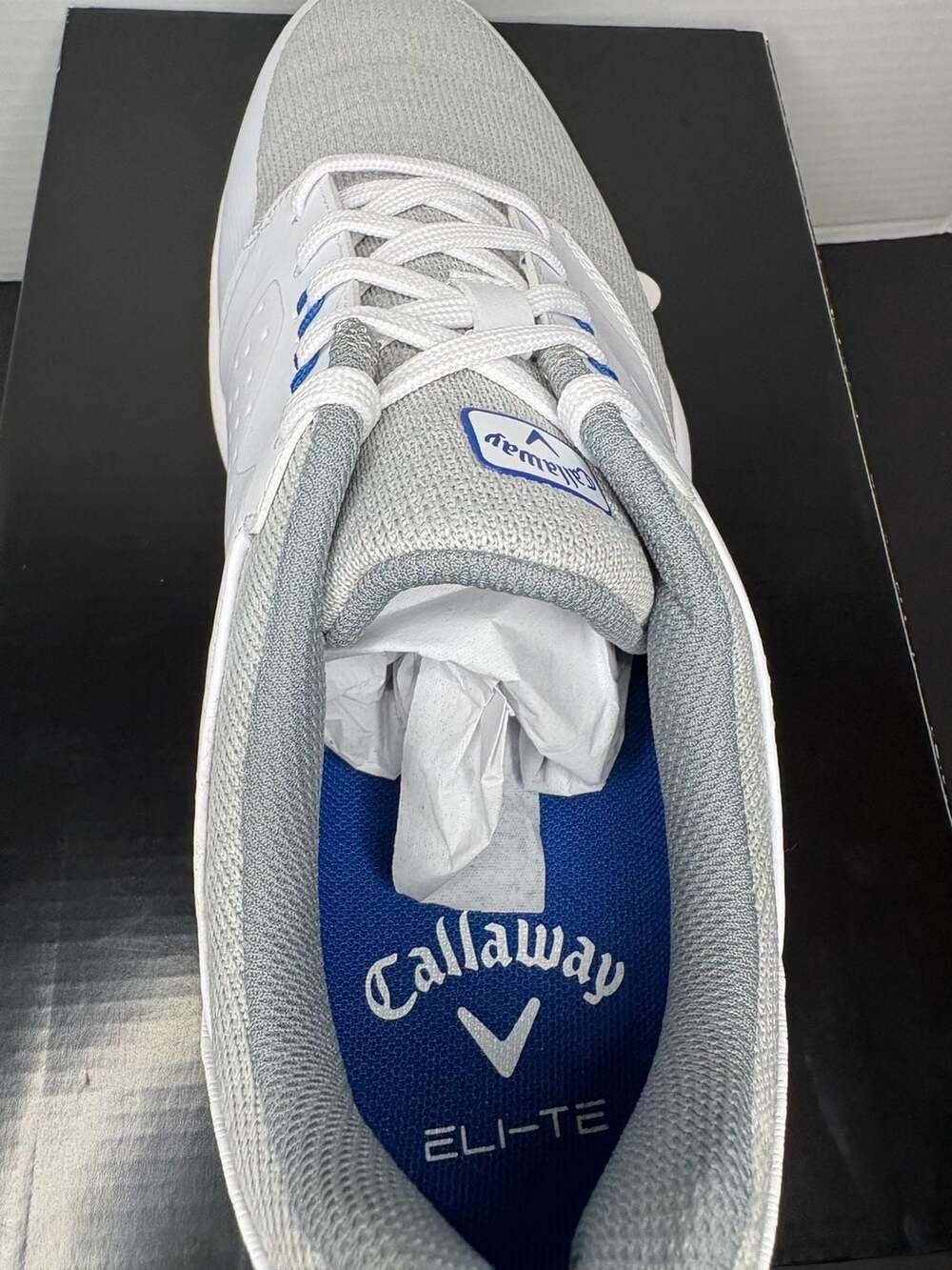 Callaway Men's Coronado V2 SL Spikeless Golf Shoes White/Grey - Picture 4 of 4